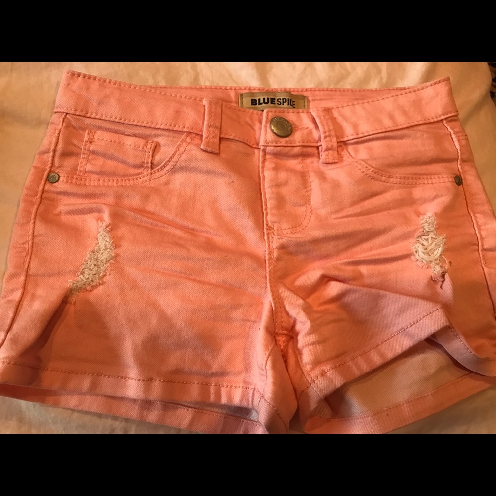 girls jean shorts