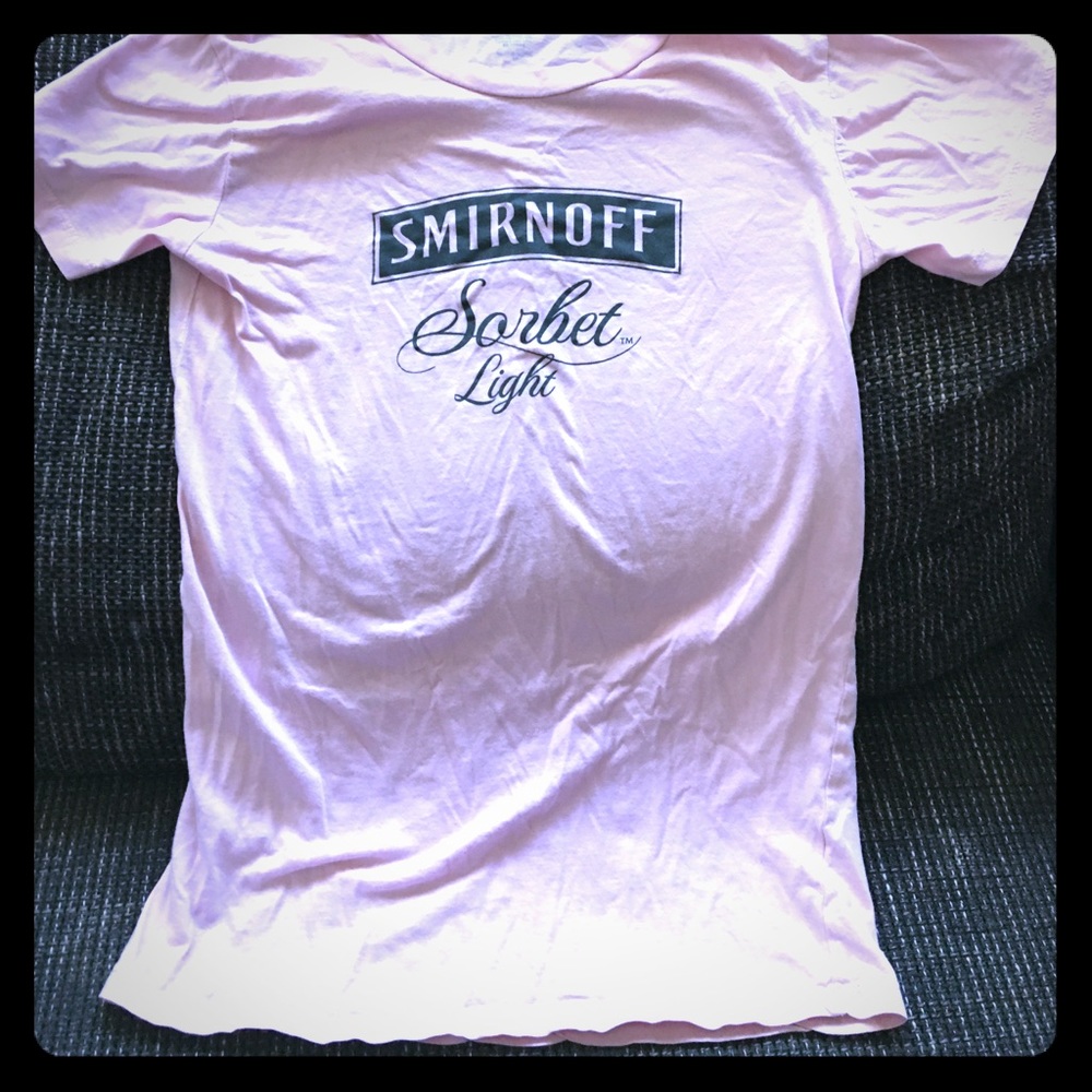 Pink Smirnoff shirt