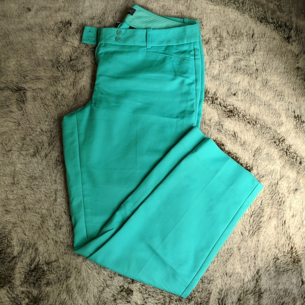 Limited Aqua Crop Dress Pants - size 6