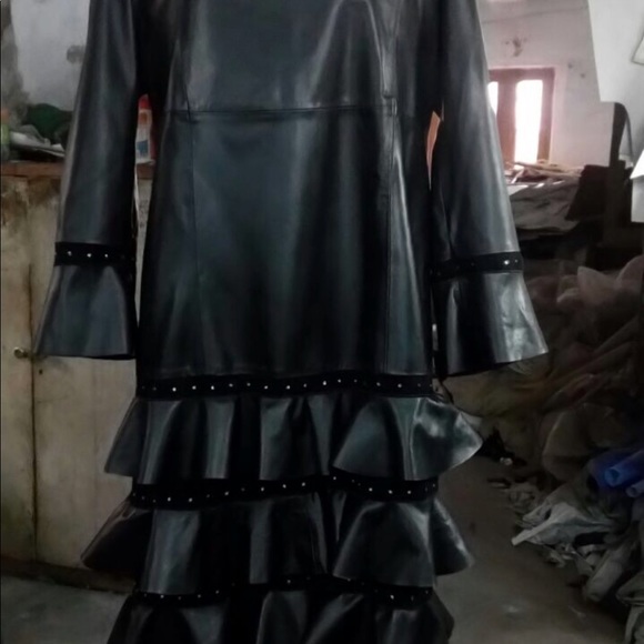 Leather Dress size 16 - Picture 1 of 1