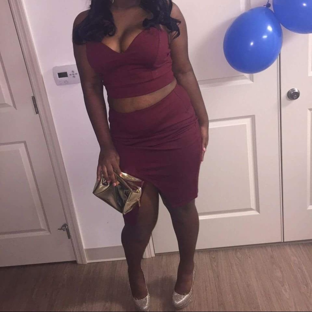 Charlotte Russe ❤️ burgundy outfit