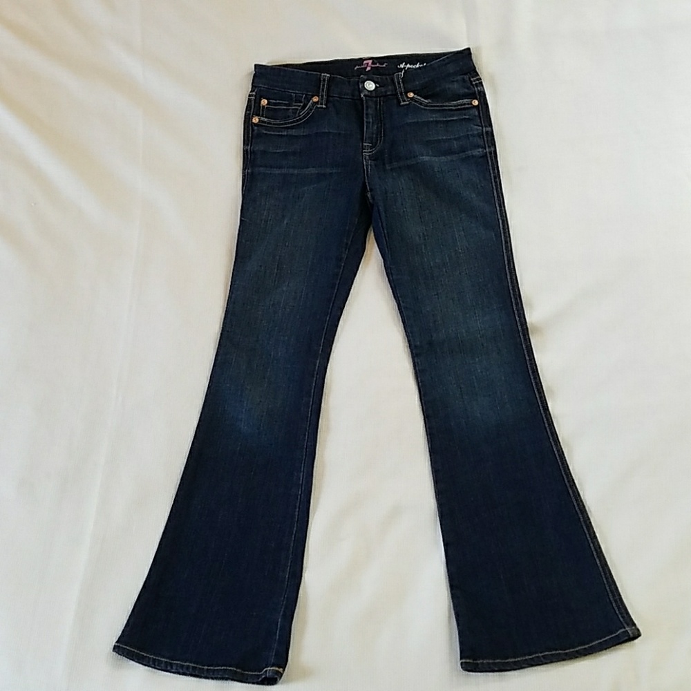 7 For All Mankind A-pocket Bootcut Jeans Girls 12