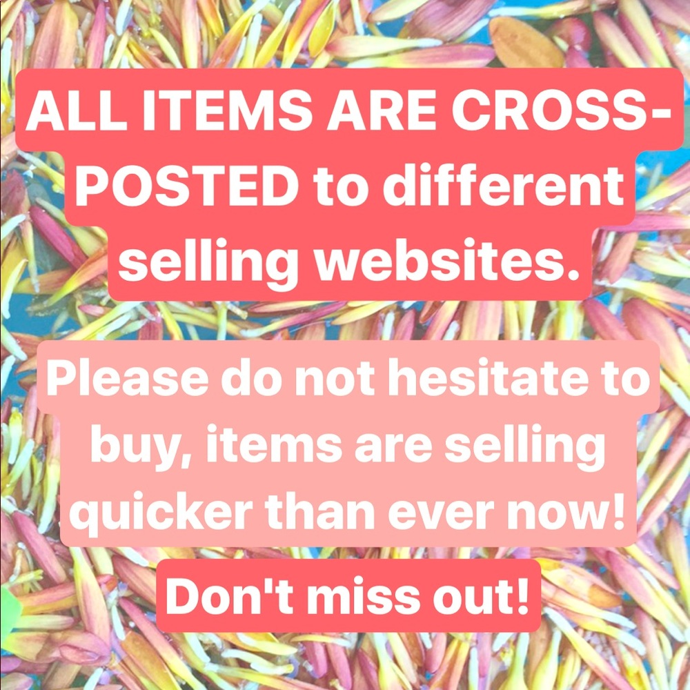 All items are cross posted