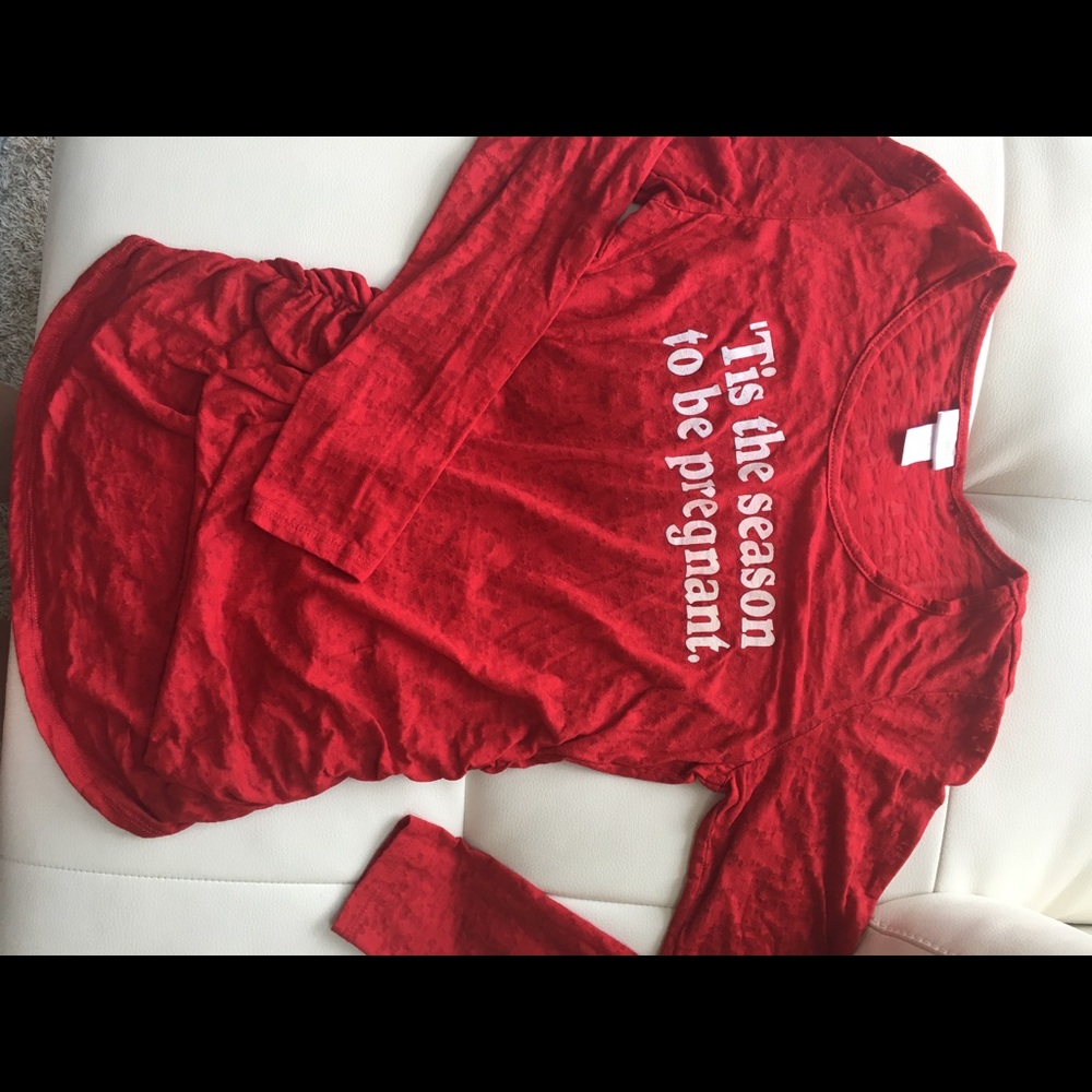Maternity long sleeve shirt