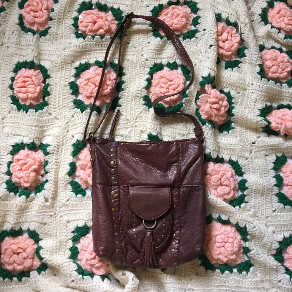 Faux leather bag