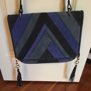 Zara patchwork purse