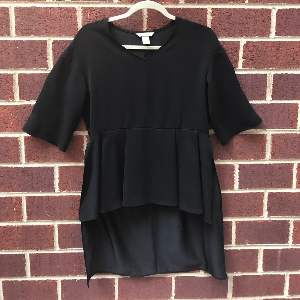 H&M HiLo peplum top