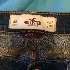 Dark denim Hollister skinny jeans