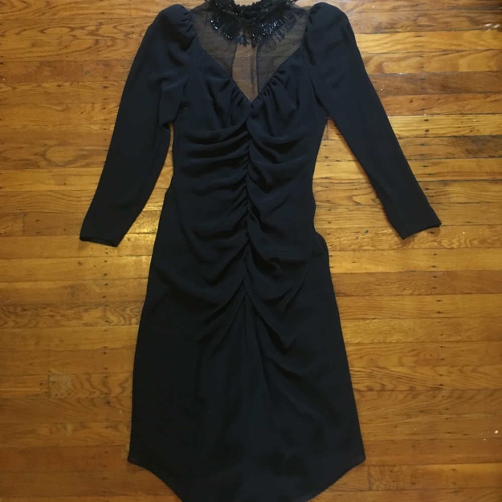 Vintage New Leaf Black Dress