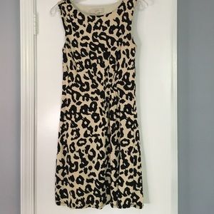 Like new leopard print LOFT dress