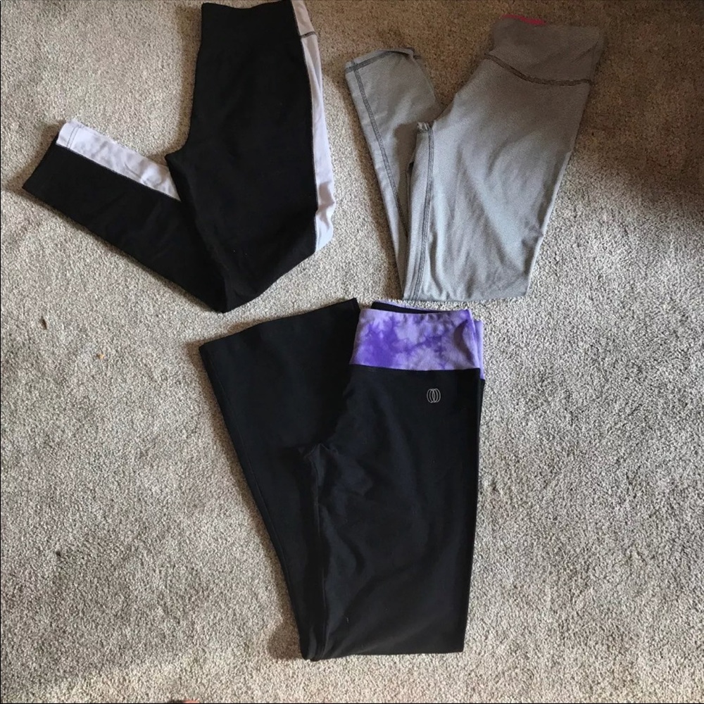 Workout pants tights bundle