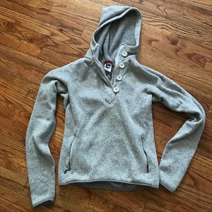 The North Face Hooded Pullover with Buttons
