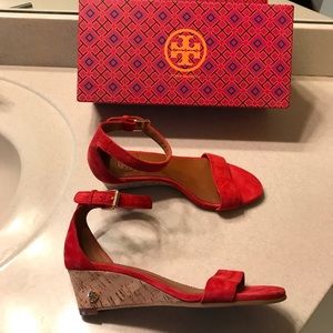 Tory Burch Wedge Sandals.