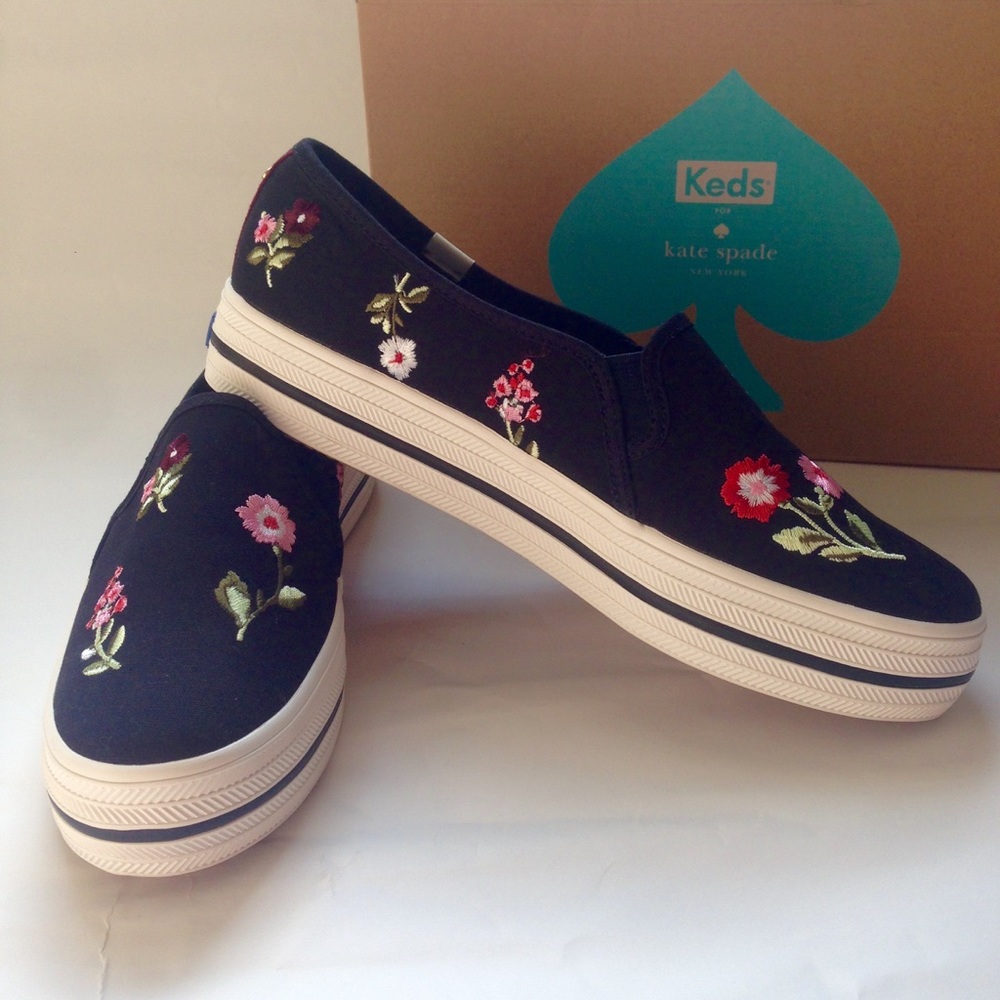 Kate Spade Ked Embroidered Sneakers