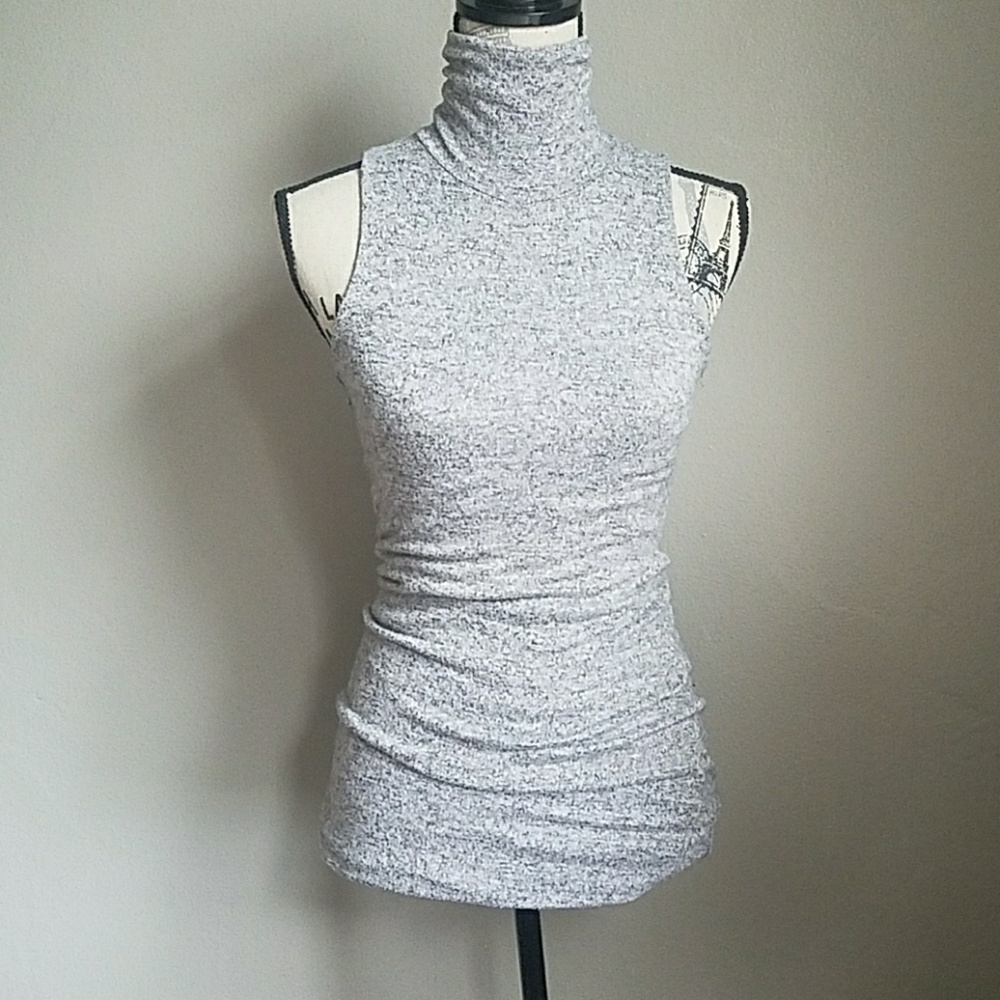 WHBM Sleeveless Turtleneck Sweater