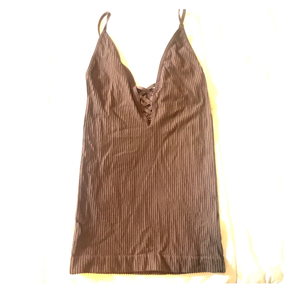 Free People Lace-Up Cami