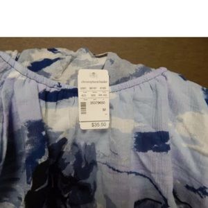 Christopher and banks blue on or off shoulder too