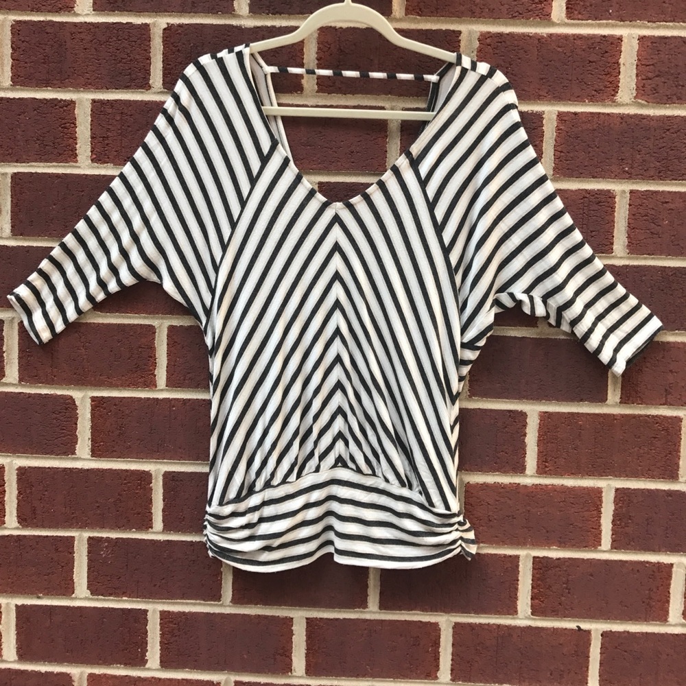 Ella Moss striped top with low back