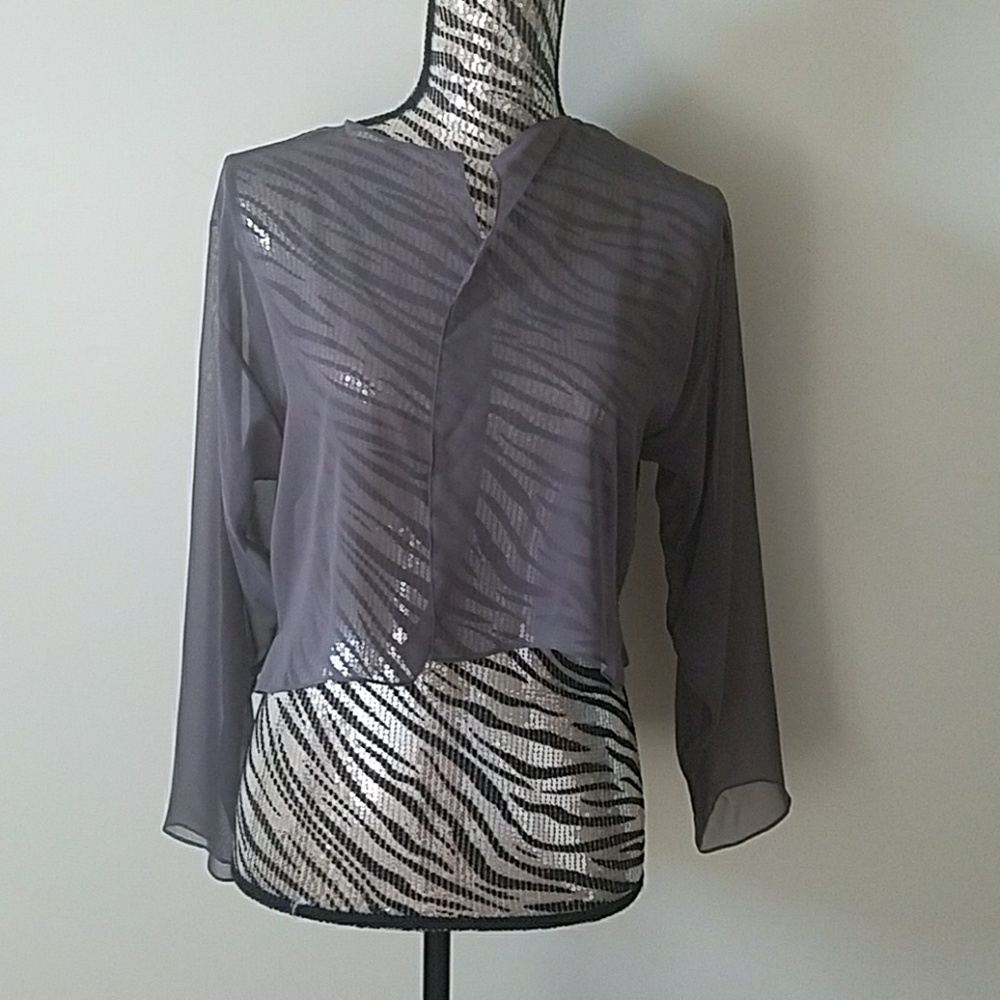 Chris McLaughlin sheer top