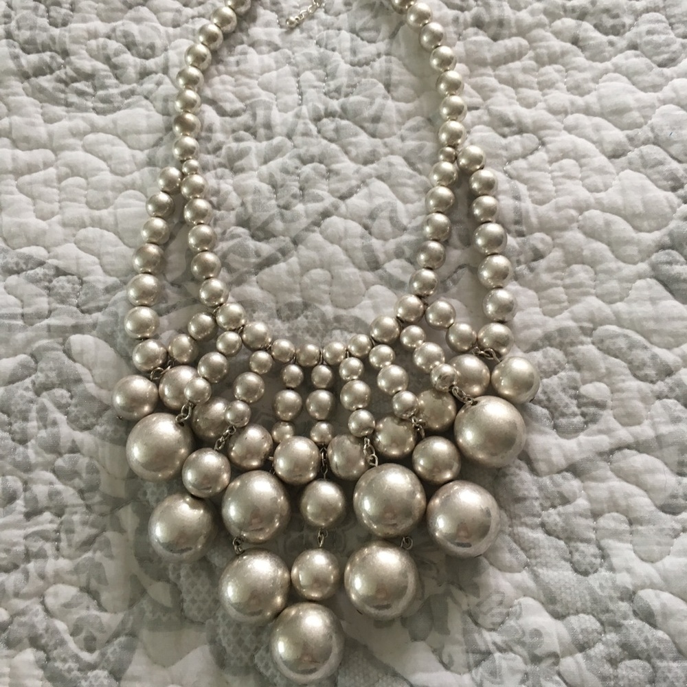 Statement necklace.