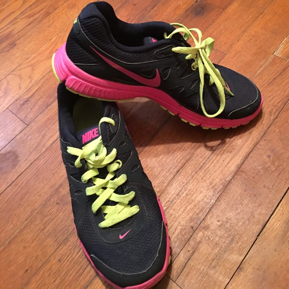 NIKE shoes pink bright