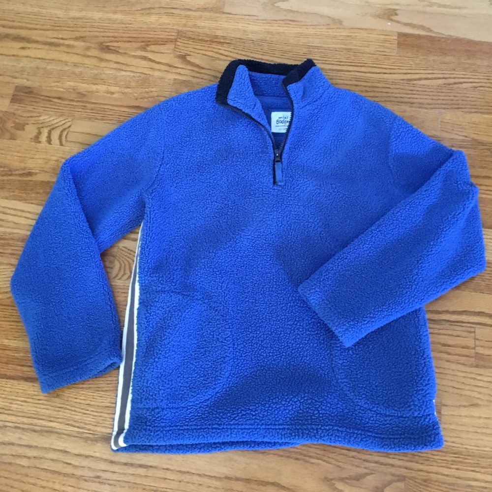Blue Sherpa pullover from Mini Boden