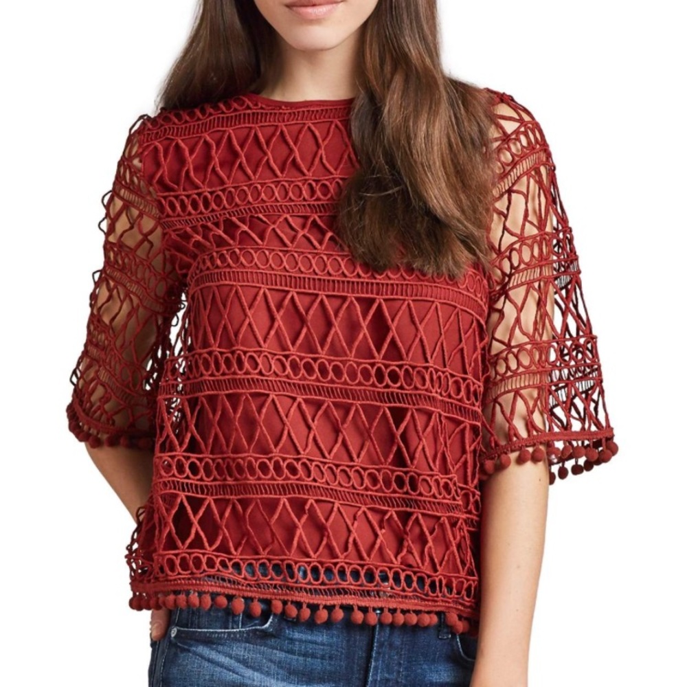 Tularosa Cannes lace blouse