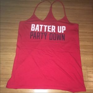 Boston Red Sox pink Victoria's Secret small Tank Boston Red Sox pink Victoria's Secret small Tank