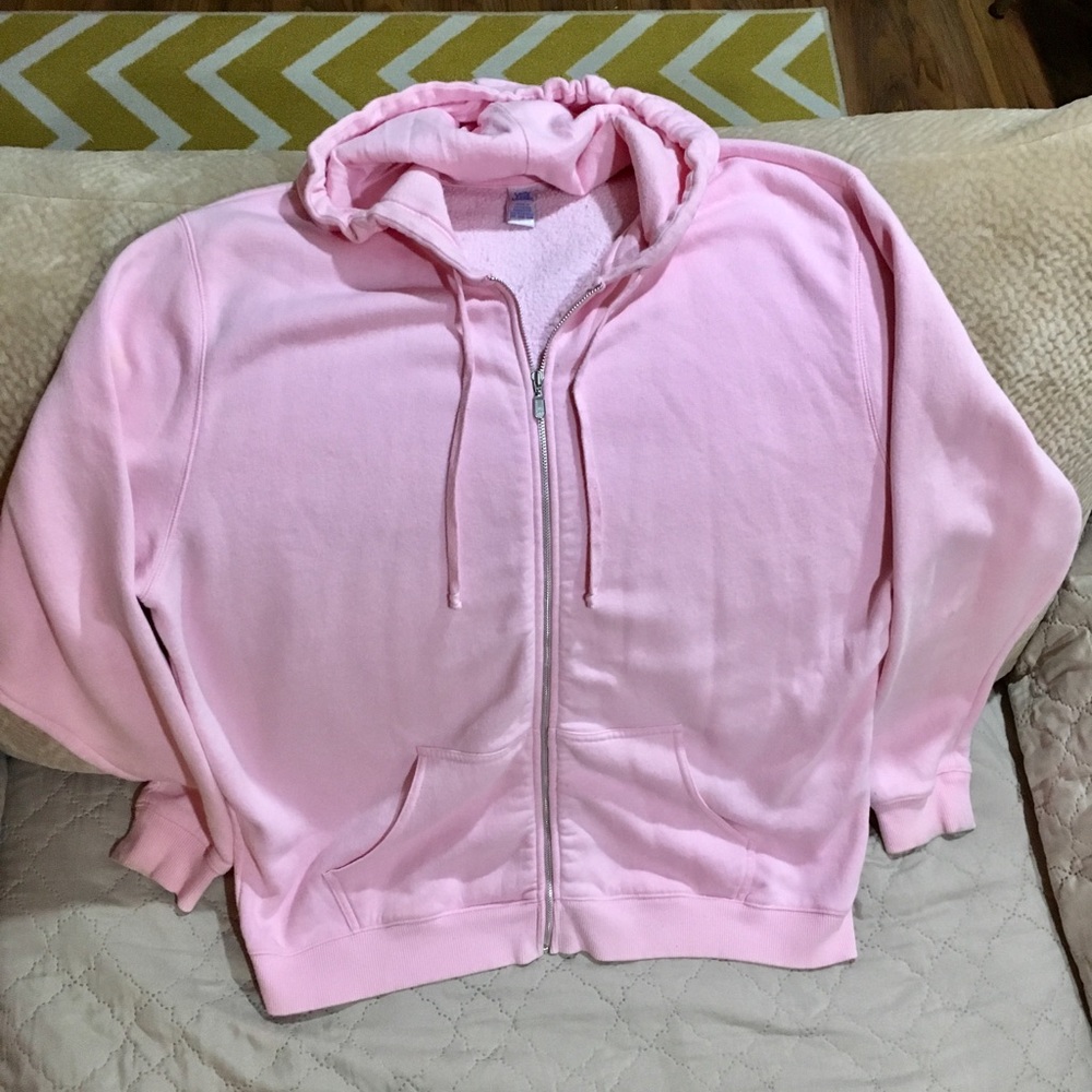 Lady Foot Locker Pink Hoodie SZ 2X