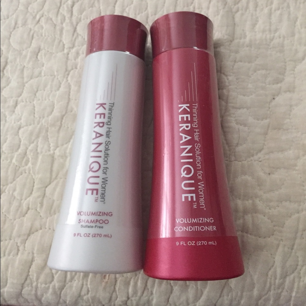 Keranique volumizing shampoo& conditioner