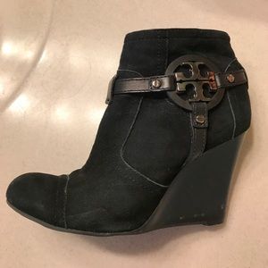 Tory Burch Wedge Booties.