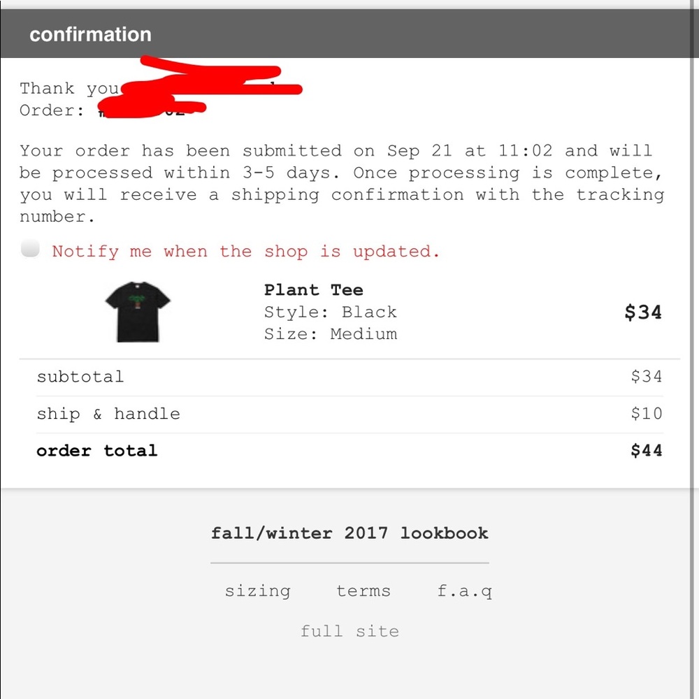 Suprem plant tee