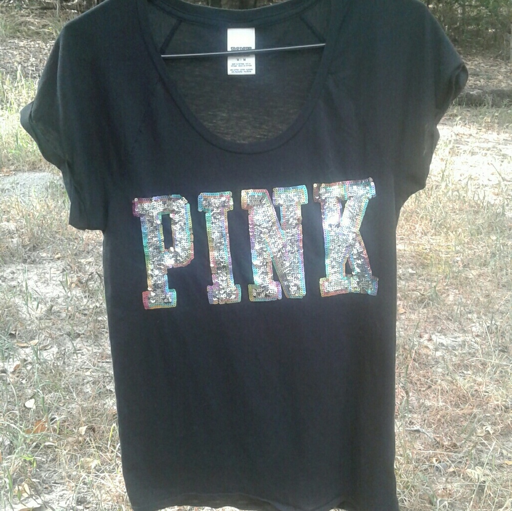 SOLD!!! On merc sequin pink shirt