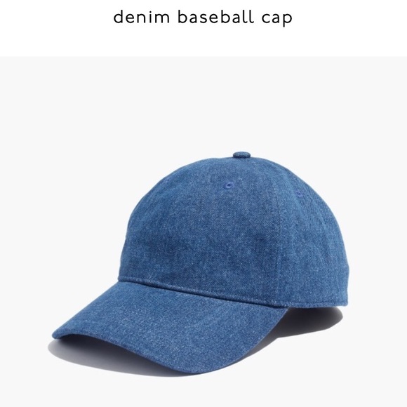 madewell denim baseball cap