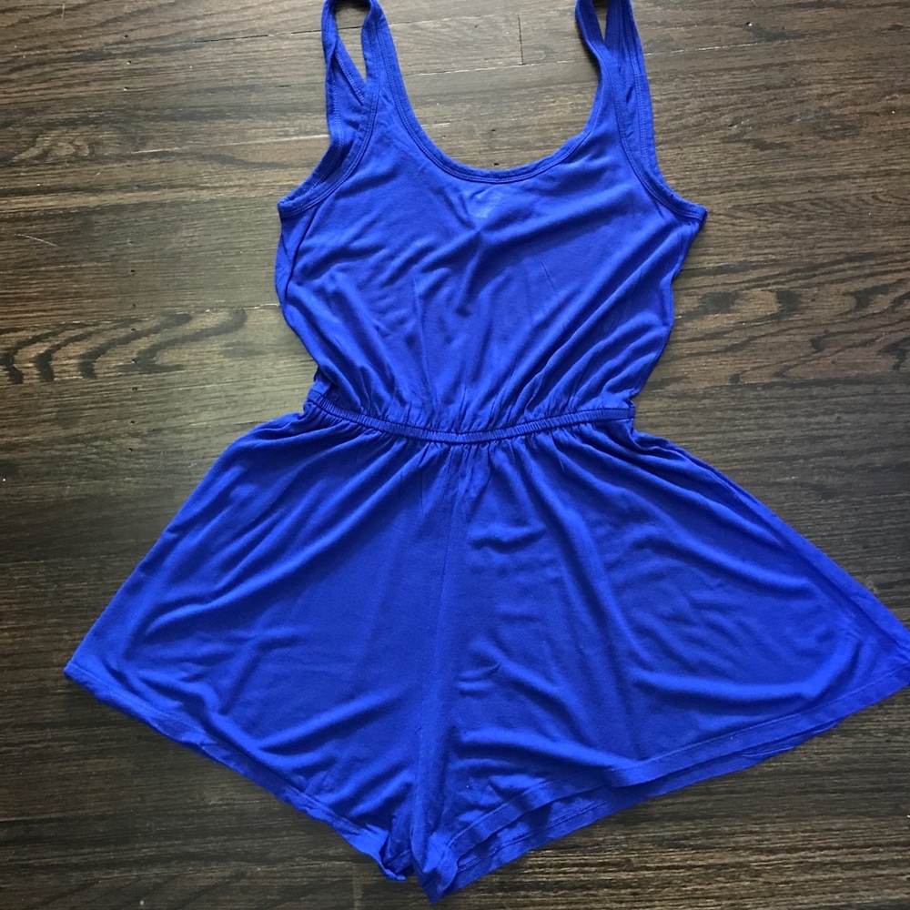 H&M cobalt blue romper