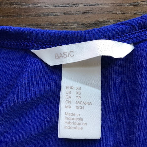 H&M cobalt blue romper - Picture 3 of 4