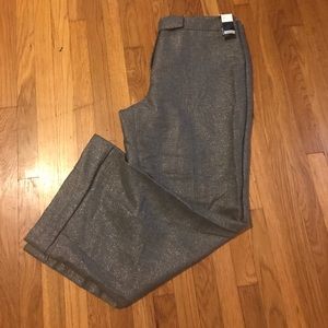 Gray glittery pants