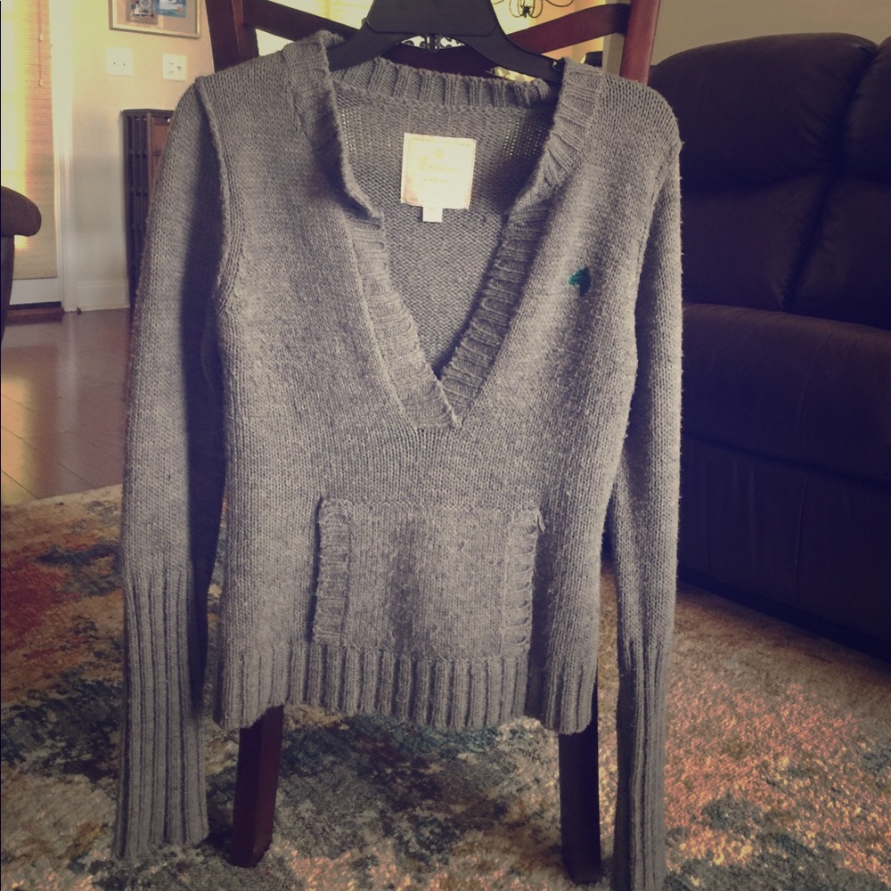 Gray Pullover Sweater
