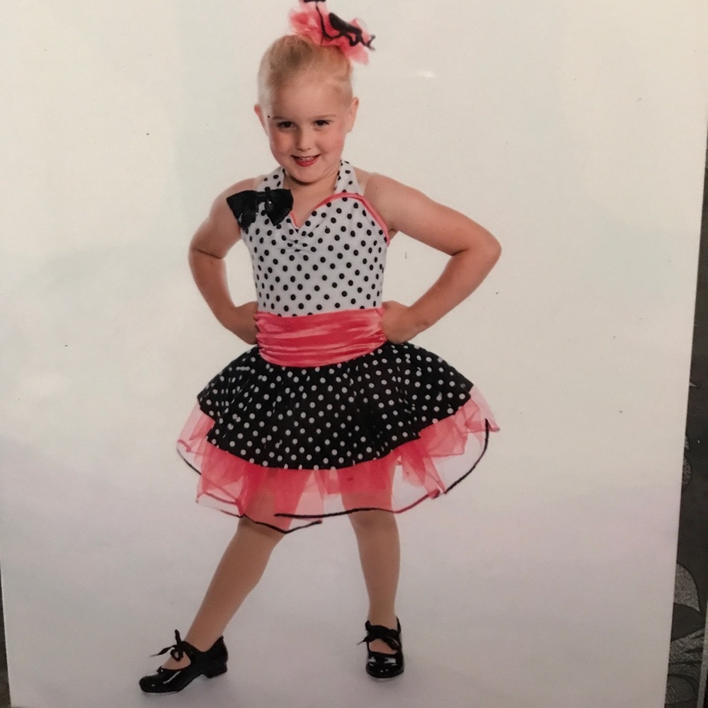 Girls Pink/Black Costume