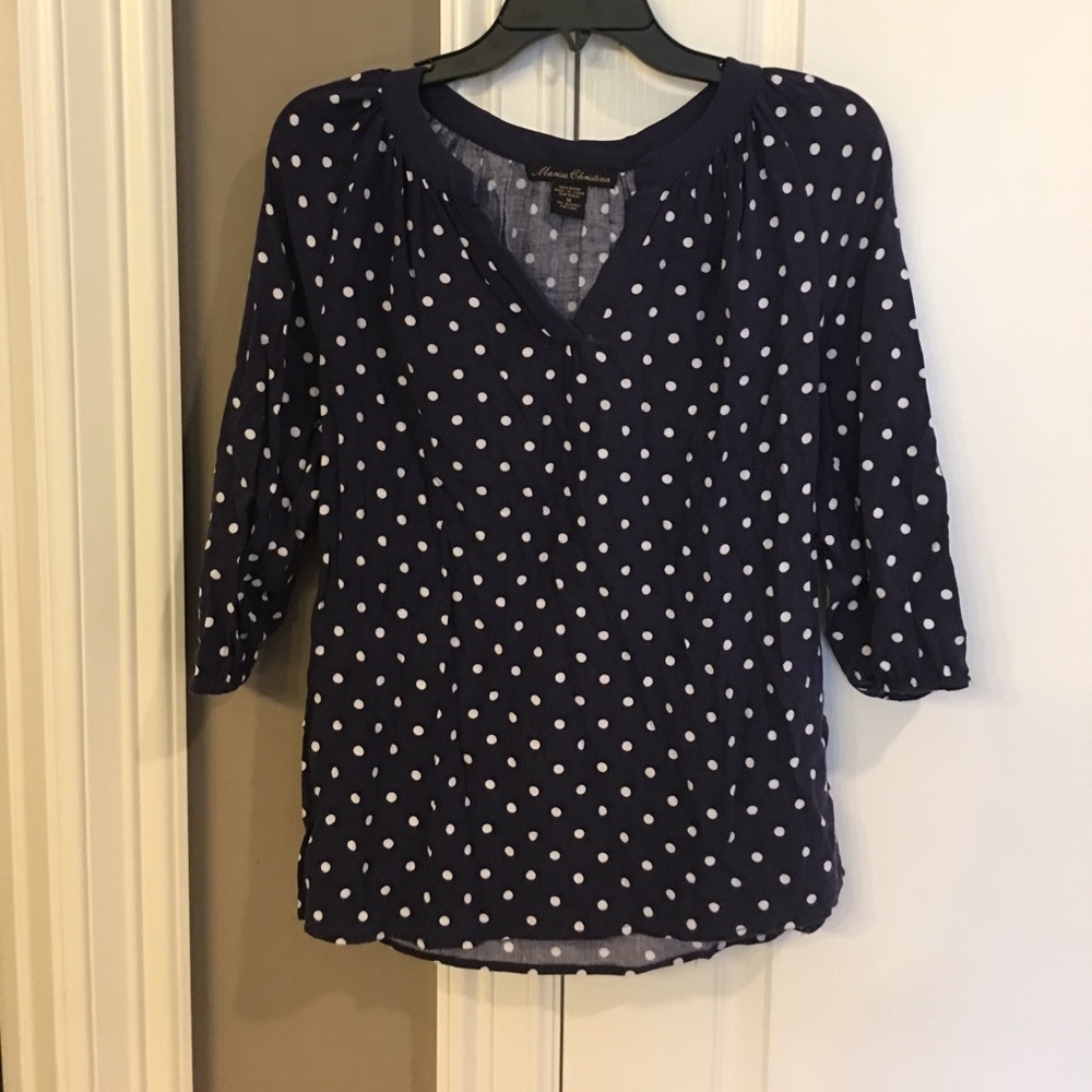 Polka dot top