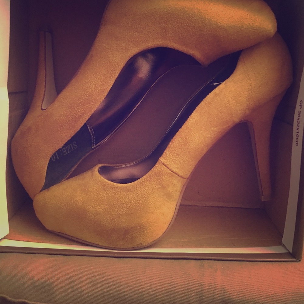 Yellow heels