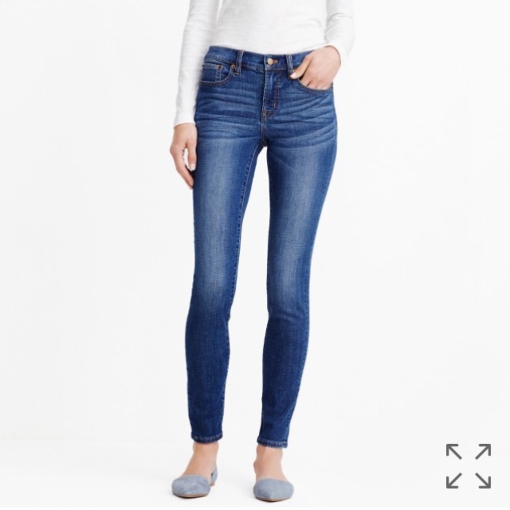 JCrew Skinny Jean Rockaway Wash 30x30