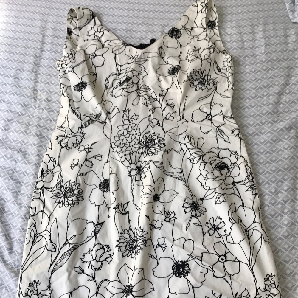 Black and white dress