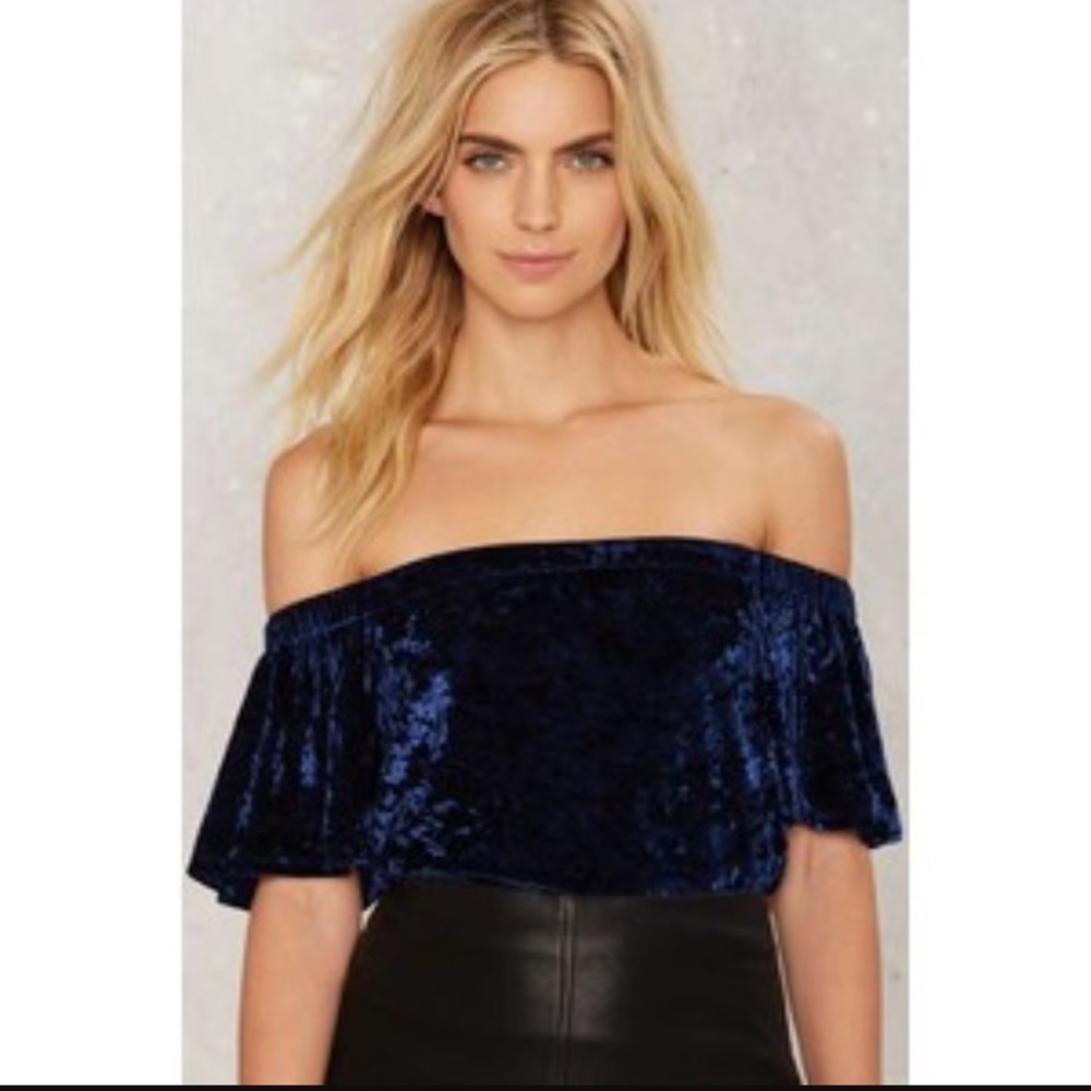 Re:named Velour Top Size S