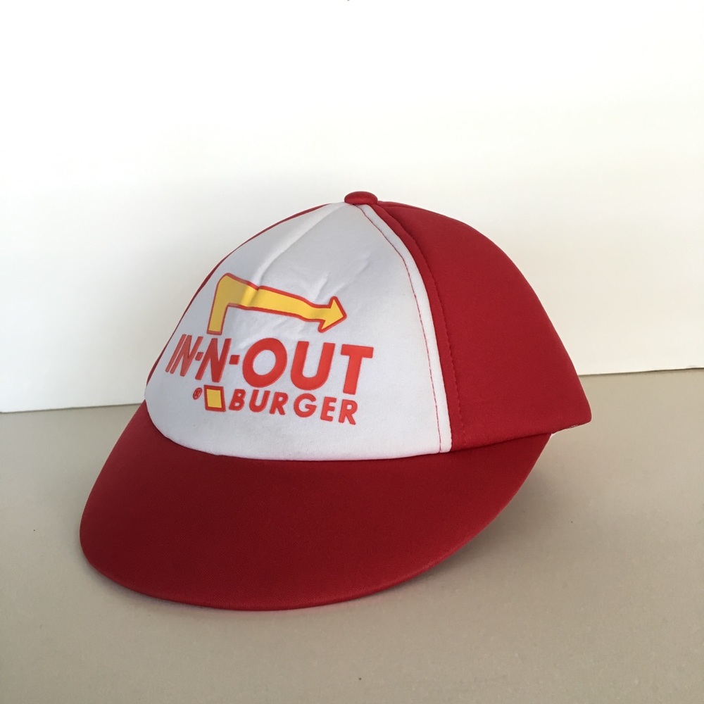 In N Out Burger employee girls hat