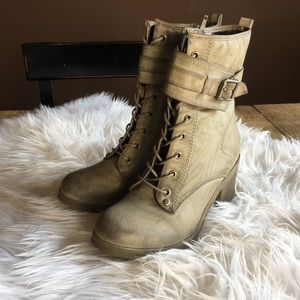G by Guess Combat Boots