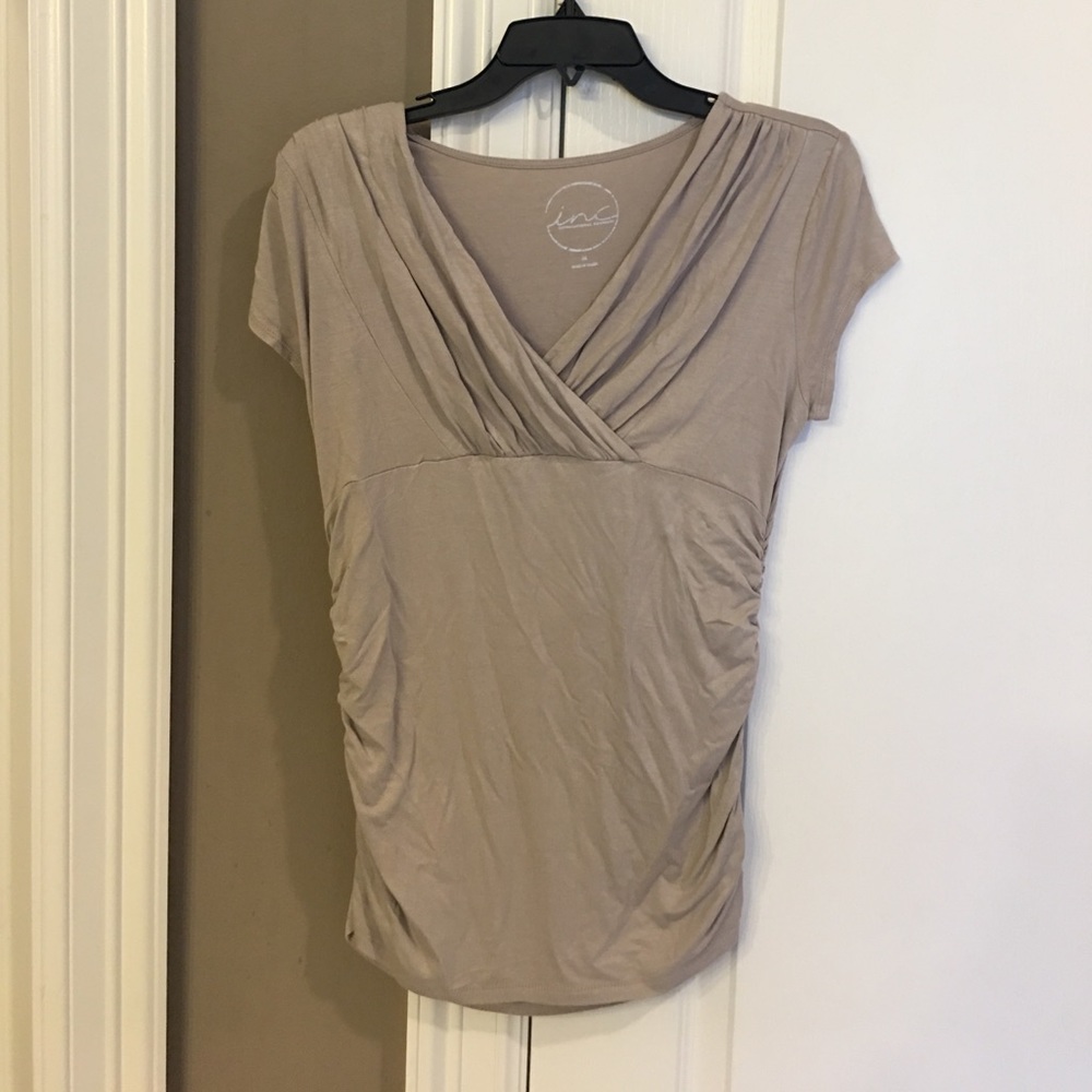 Cotton waist sinched top