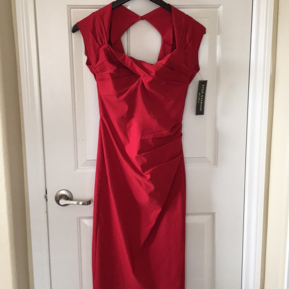 Vintage "Stop staring" dress