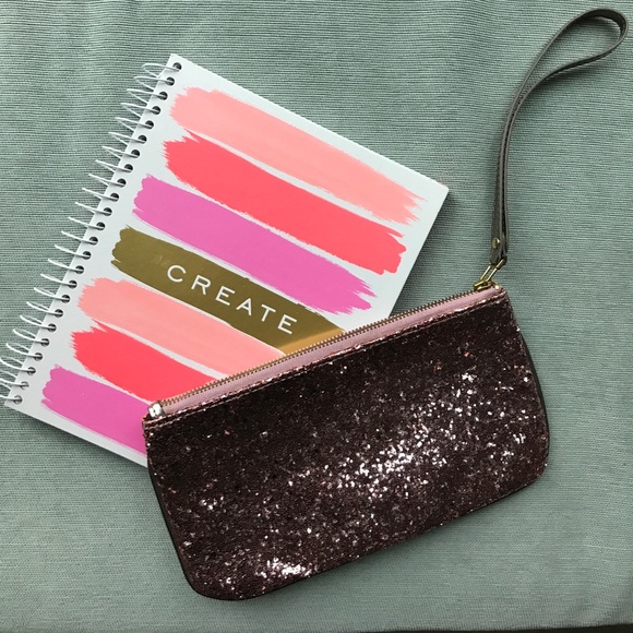 Pink Sparkly Wristlet - Picture 1 of 3