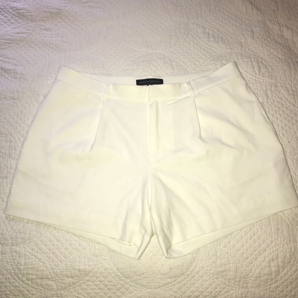 Banana Republic Pleated Drapey Shorts.